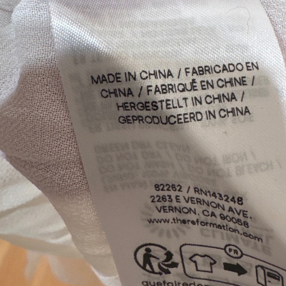 Reformation Liz Silk Dress Ivory Wedding Gown Brand New - Picture 9 of 10